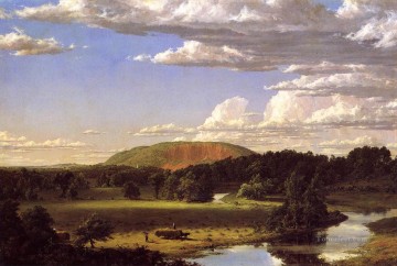  paisajes Pintura al %C3%B3leo - Paisajes de West Rock New Haven Río Hudson Paisajes de la iglesia Frederic Edwin